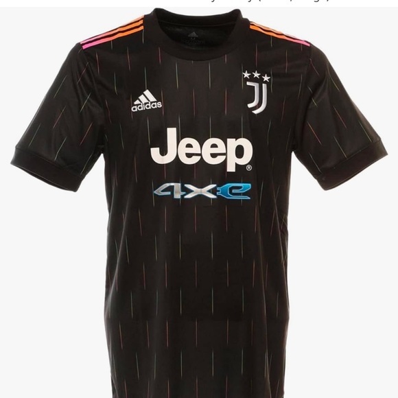 adidas Youth 2021-22 Juventus Away Jersey (Black, Large) - Picture 1 of 2